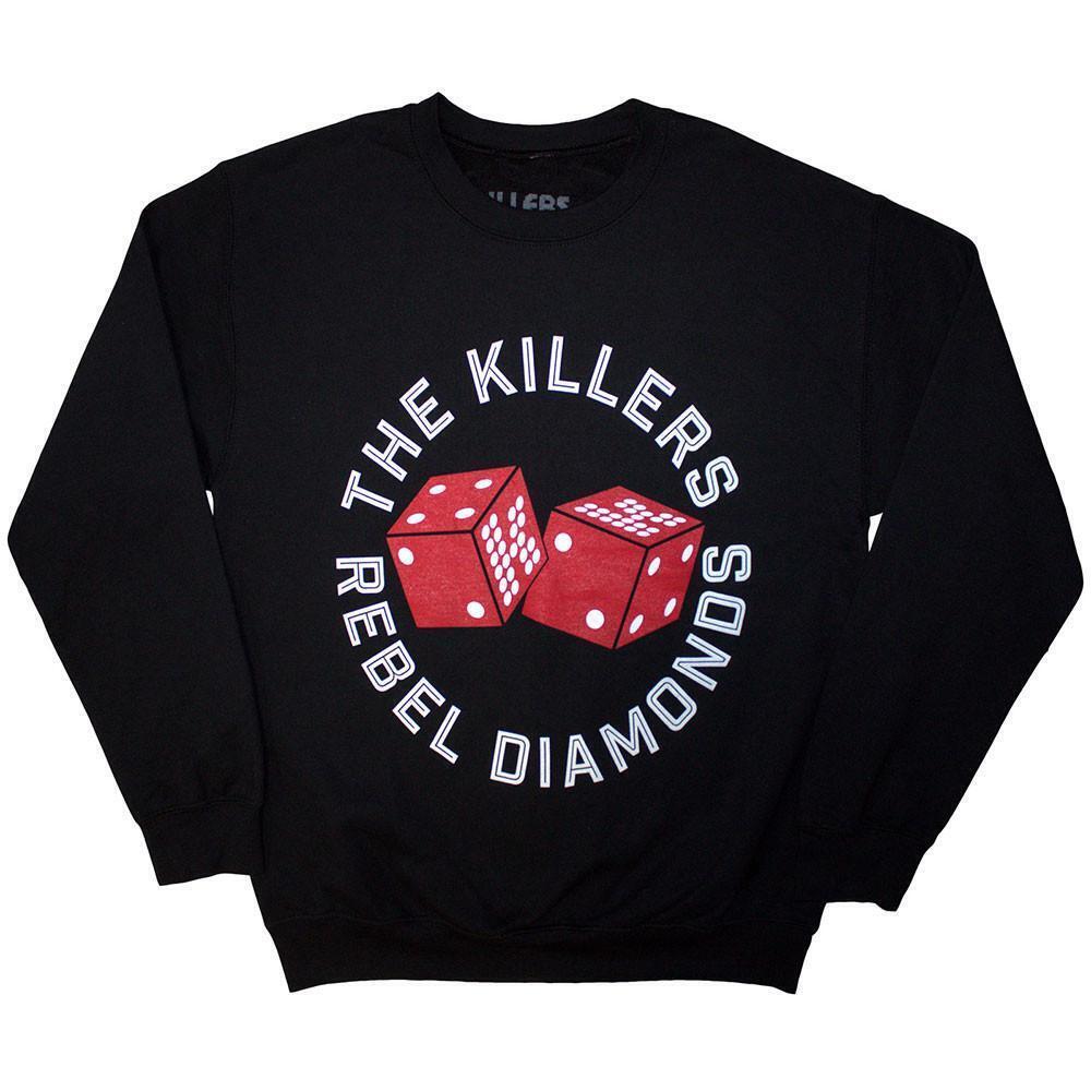 The Killers Unisex Sweatshirt Tour 24 Rebel Diamonds Dice Sweatshirt